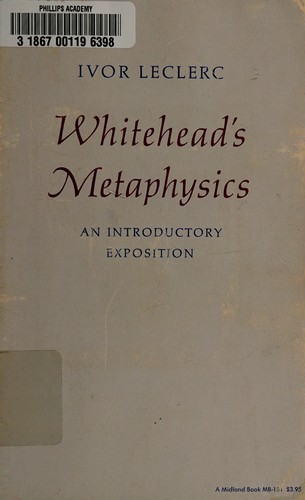 Cover of Whitehead's Metaphysics