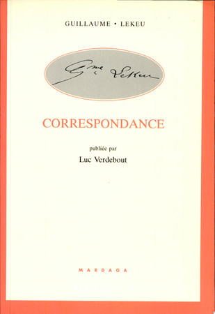 Cover of Correspondance