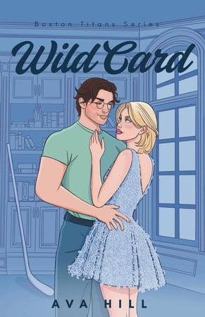 Cover of Wild Card: A Spicy Grumpy Sunshine Hockey Romance (Boston Titans)