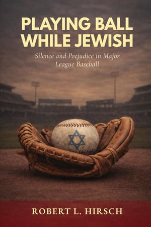 Cover of Playing Ball While Jewish: Silence and Prejudice in Major League Baseball