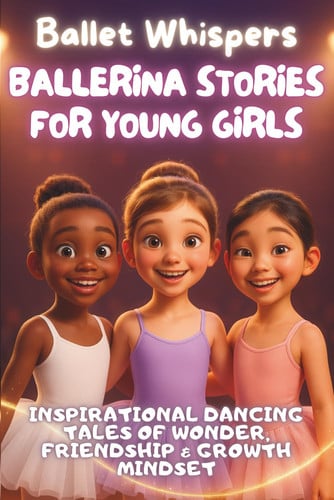 Cover of Ballet Whispers - Ballerina Stories for Young Girls: Inspirational Dancing Tales of Magic, Friendship & Growth Mindset