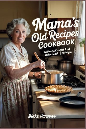 Cover of MAMA'S OLD RECIPES COOKBOOK: Authentic Comfort Food With a Touch of Nostalgia
