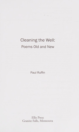 Cover of Cleaning the Well