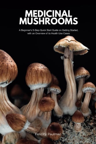 Cover of Medicinal Mushrooms: A Beginner's 5-Step Quick Start Guide on Getting Started, With an Overview of Its Health Use Cases