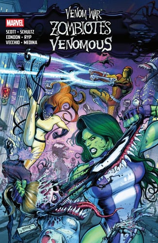 Cover of Venom War - Zombiotes/Venomous
