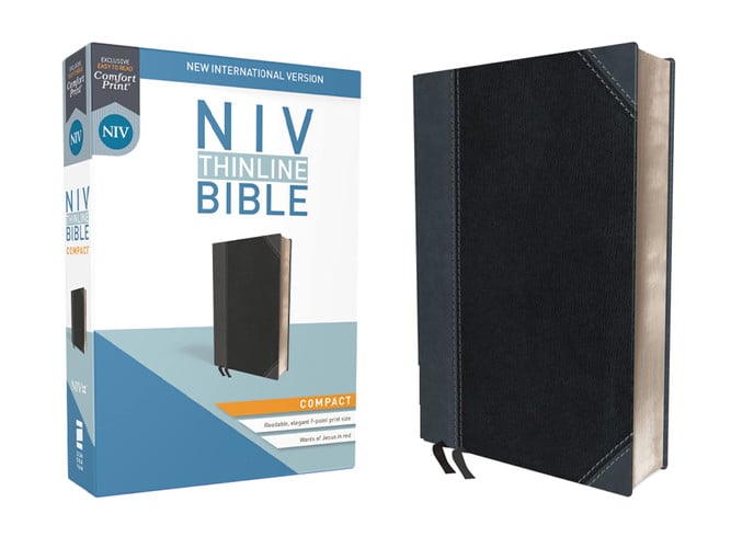 Cover of NIV Thinline Bible Compact [Black/Grey]