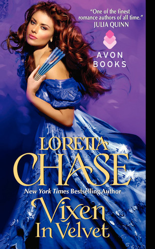 Cover of Vixen in Velvet (The Dressmakers, #3)