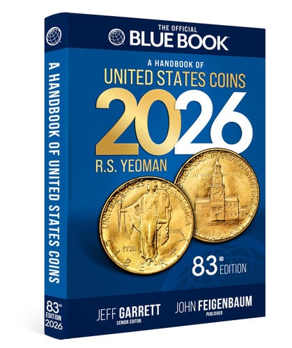 Cover of The 2026 Blue Book: Handbook of United States Coins (Official Blue Books)