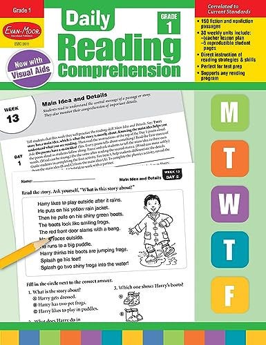 Cover of Daily Reading Comprehension, Grade 1 Teacher Edition