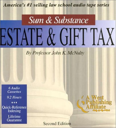 Cover of Sum & Substance: Estate & Gift Tax (The "Outstanding Professor" Audio Tape Series)