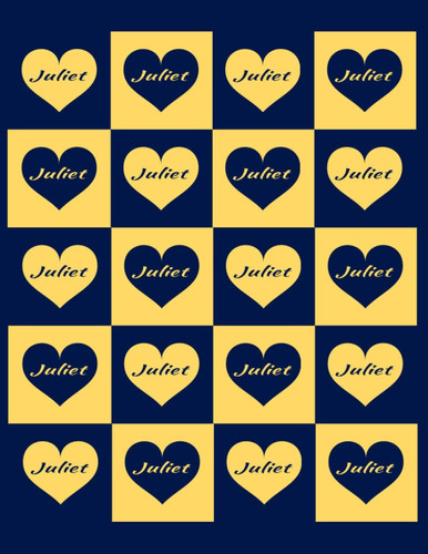 Cover of JULIET: Beautiful Juliet Present - Perfect Personalized Juliet Gift (Juliet Notebook / Juliet Journal)