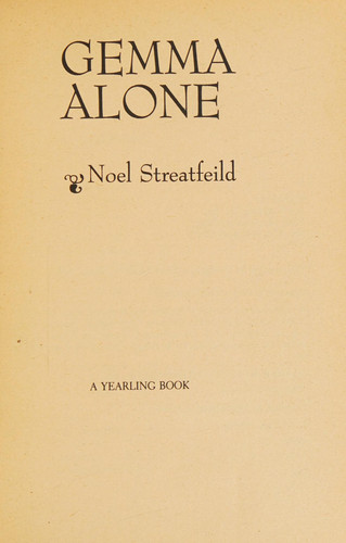 Cover of Gemma Alone
