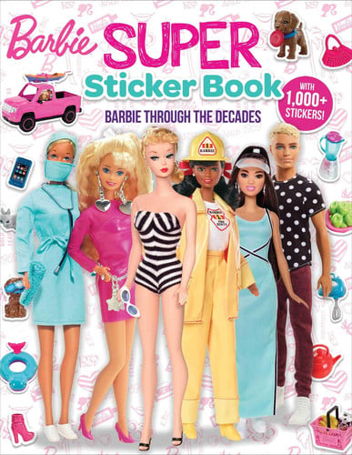 Cover of Barbie: Super Sticker Book: Through the Decades