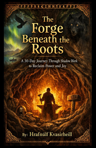 Cover of The Forge Beneath the Roots - A 30-Day Journey Through Norse Shadow Work to Reclaim Power and Joy