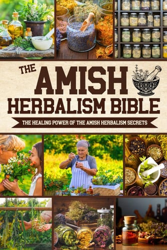 Cover of The Amish Herbalism Bible: The Lost Secrets of Natural Healing to Replace Toxic Medicine | Herbal Remedies for Common Ailments, Teas, Decoctions, Tinctures & Powerful Amish Healing Methods