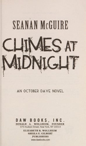 Cover of Chimes at Midnight (October Daye, #7)