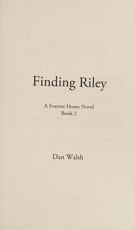 Cover of Finding Riley