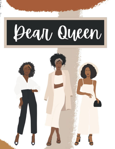 Cover of Dear Queen: Daily Journal With Affirmations: 8.5 X 11in 100 Pages