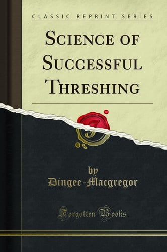 Cover of Science of Successful Threshing