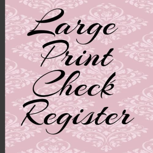 Cover of Large Print Check Register: Checking and Debit Card Ledger