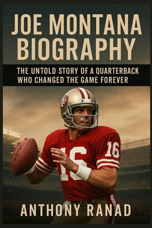 Cover of Joe Montana Biography: The Untold Story of a Quarterback Who Changed the Game Forever