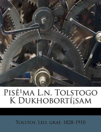 Cover of Pis Ma L.N. Tolstogo K Dukhobort Sam (English and Russian Edition)