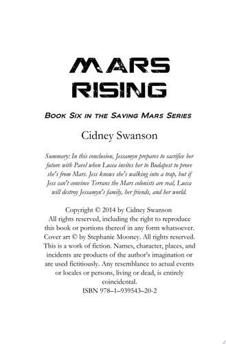 Cover of Mars Rising Book Six in the Saving Mars Series