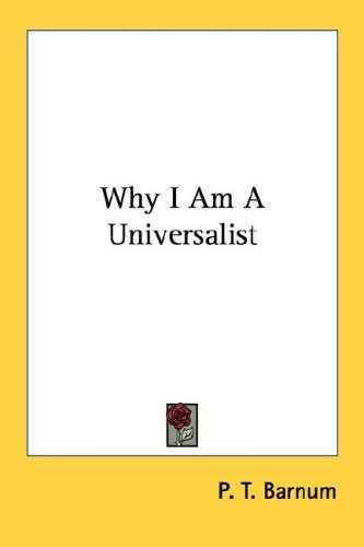 Cover of Why I Am A Universalist