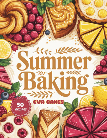Cover of Summer Baking - Refreshing, Quick, and Easy Summer Baking Recipes - Light Cakes, Fruit Tarts, Muffins, and No-Bake Treats for Hot Days and Picnics