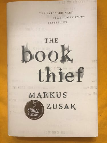 Cover of The Book Thief by Markus Zusak (10th Anniversary Edition) SIGNED COPY