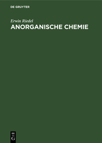Cover of Anorganische Chemie