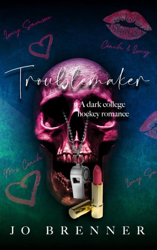 Cover of Troublemaker: A Dark College Hockey Romance (Tabb U)