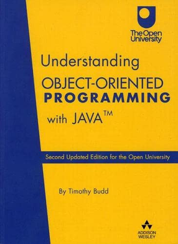 Cover of Understanding object-oriented programming with Java