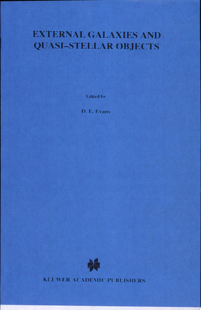 Cover of External Galaxies and Quasi-stellar Objects: [symposium], Held in Uppsala, 10.-14. Aug. 1970
