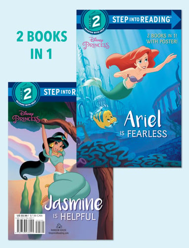 Cover of Ariel Is Fearless: Jasmine Is Helpful / by Suzanne Francis ; Illustrated by the Disney Storybook Art Team