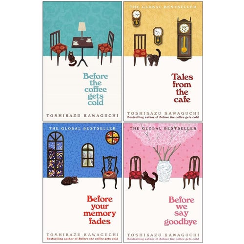 Cover of 4 Books Collection Set: Before The Coffee Gets Cold, Tales From The Cafe, Before Your Memory Fades & Before We Say Goodbye