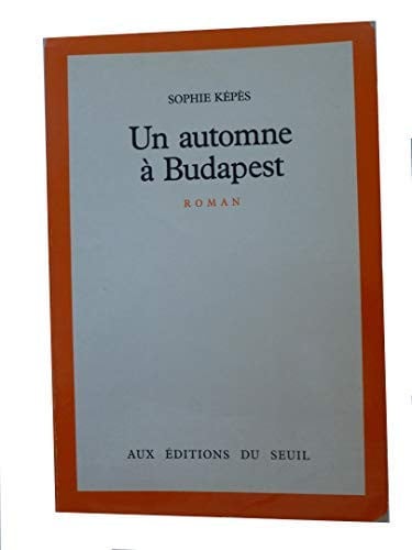 Cover of Un automne a Budapest