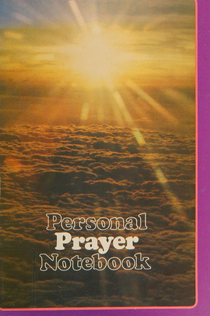 Cover of Personal Prayer Notebook