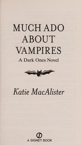 Cover of Much Ado About Vampires