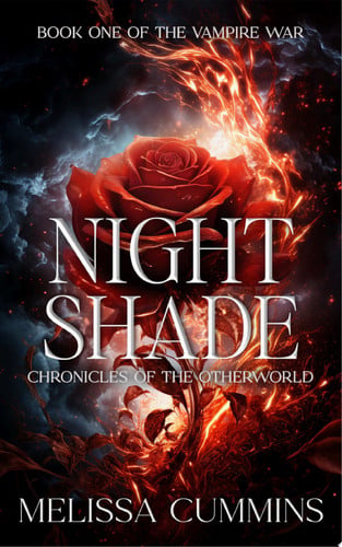 Cover of Night Shade A Dark, Fated Mates, Human Witch, Vampire Romance