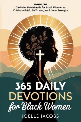Cover of 365 Daily Devotions For Black Women: 5-Minute Christian Devotionals to Cultivate Faith, Self-Love, Joy & Inner Strength. Find Daily Inspiration for a Life Filled With Confidence, Peace & Purpose