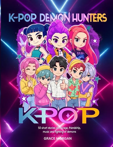 Cover of Kpop Demon Hunter: The Hidden Chronicles: Fifty Short Stories of Courage, Friendship, Music and Fighting of Demons