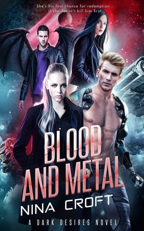 Cover of Blood and Metal (Dark Desires #5)