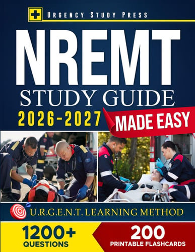 Cover of NREMT Study Guide Made Easy: Crush the Exam & Launch Your EMS Career With a Proven System That Builds Confidence, Teaches What Matters & Gets You Exam-Ready—Fast | Flashcards & Practice Questions