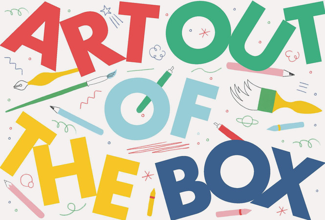 Cover of Art Out of the Box: Creativity Games for Artists of All Ages (Fun, Creativity Drawing Game for the Whole Family! )