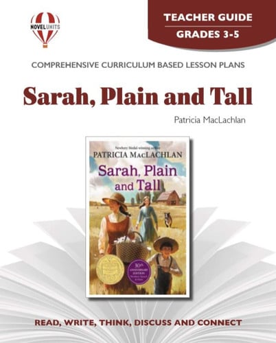 Cover of Sarah, Plain and Tall Novel Units Teacher Guide