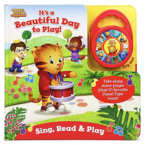 Cover of Daniel Tiger It's A Beautiful Day to Play - Children's Deluxe Music Player Board Book: Includes Detachable Toy Portable Musical Sound Machine