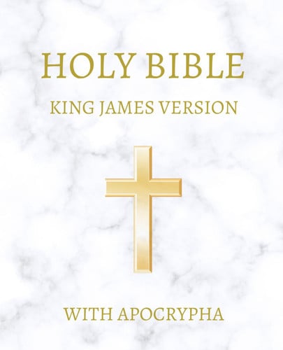 Cover of Holy Bible King James Version With Apocrypha: KJV 1611 Original Edition (Old Testament + Apocrypha + New Testament)