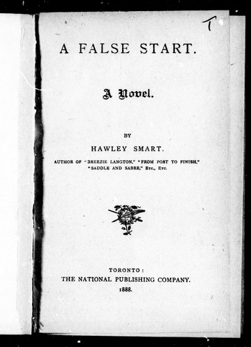 Cover of A False Start