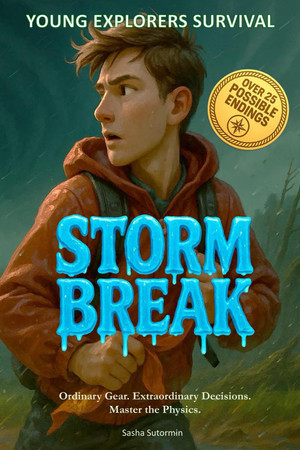 Cover of Young Explorers Survival - Storm Break: An Interactive Power to Choose Adventure Where You Say Which Way the Story Goes, as Every Choice and Every Artifact Helps Shape Your Own Adventure.